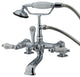 Kingston Brass 7" Deck Mount Tub Faucet, Polished Chrome