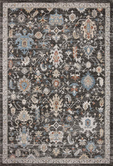 Loloi II Odette Charcoal / Multi 2'-7" x 12'-0" Runner Rug