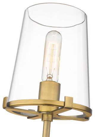 Zlite 3032-1S-RB 1-Light Wall Sconce, Clear