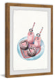 "Pink Sweets" Framed Painting Print, 16"x24"