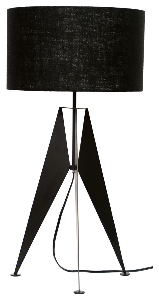 Retro Raven Lamp - Black