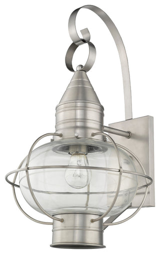 Newburyport 1-Light Wall Lantern, Brushed Nickel