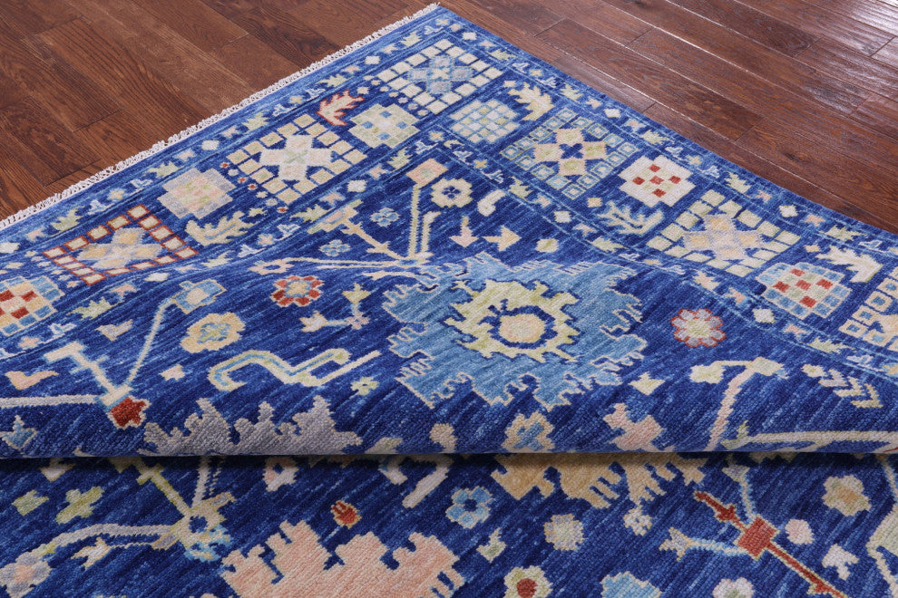 8' 2" X 10' 1" Turkish Oushak Handmade Wool Rug - Q14948
