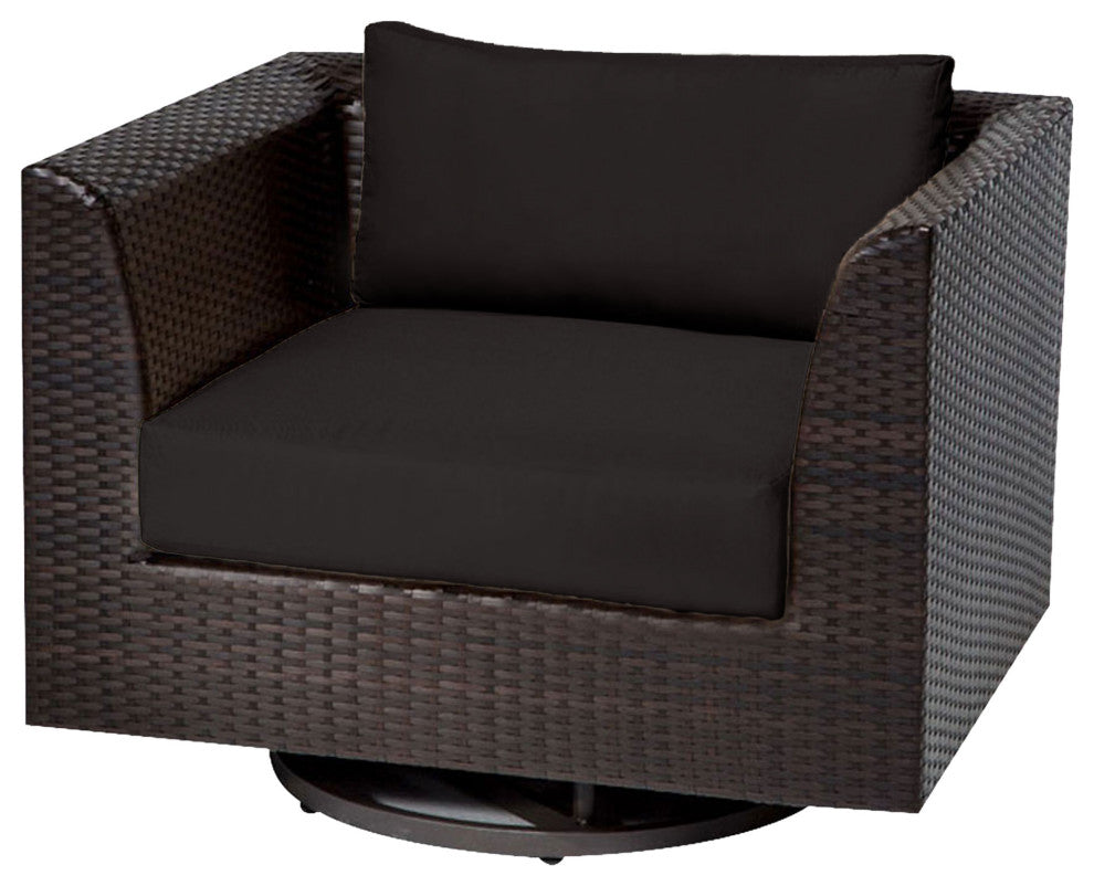 Barbados Swivel Chair Black