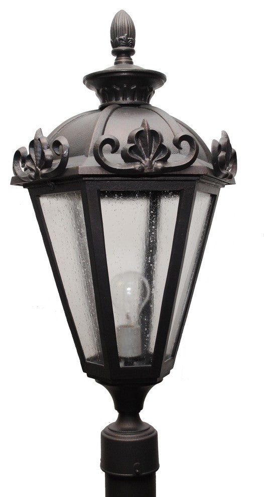 Parisian Elegance Post Mount, White