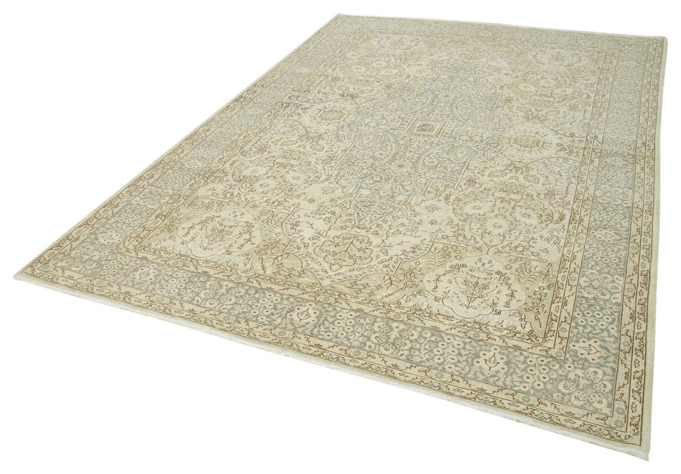 Rug N Carpet - Hand-knotted Turkish 6' 11'' x 10' 3'' Low Pile  Area Rug