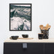 Great Falls Vintage Rural Landscape Framed Photo Paper Wall Art Prints, Black, 16" X 20"