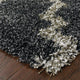 Hartley Quatrafoil Lattice Charcoal and Gray Area Rug, 3''10"x5''5"