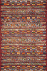 Mika In/out Area Rug by Loloi, Red / Multi, 7'10"x11'2"