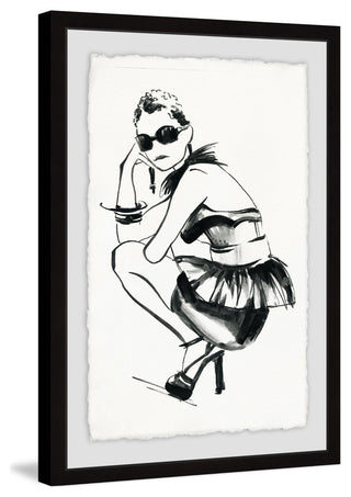 "Deep Thought" Framed Painting Print, 20"x30"