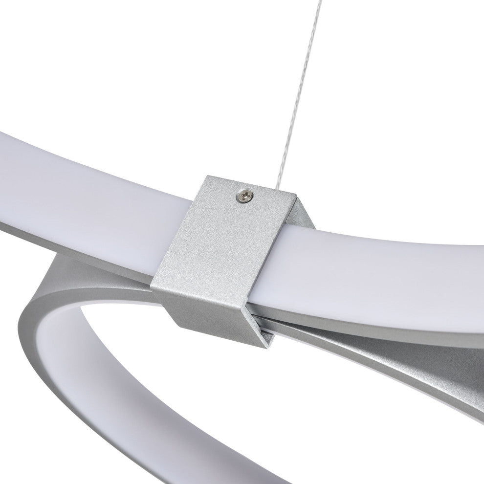Capella LED Chandelier, Silver