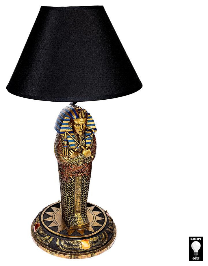 Design Toscano King Tut Sarcophagus Table Lamp