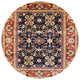 Ahgly Company Indoor Round Mid-Century Modern Area Rugs, 4' Round