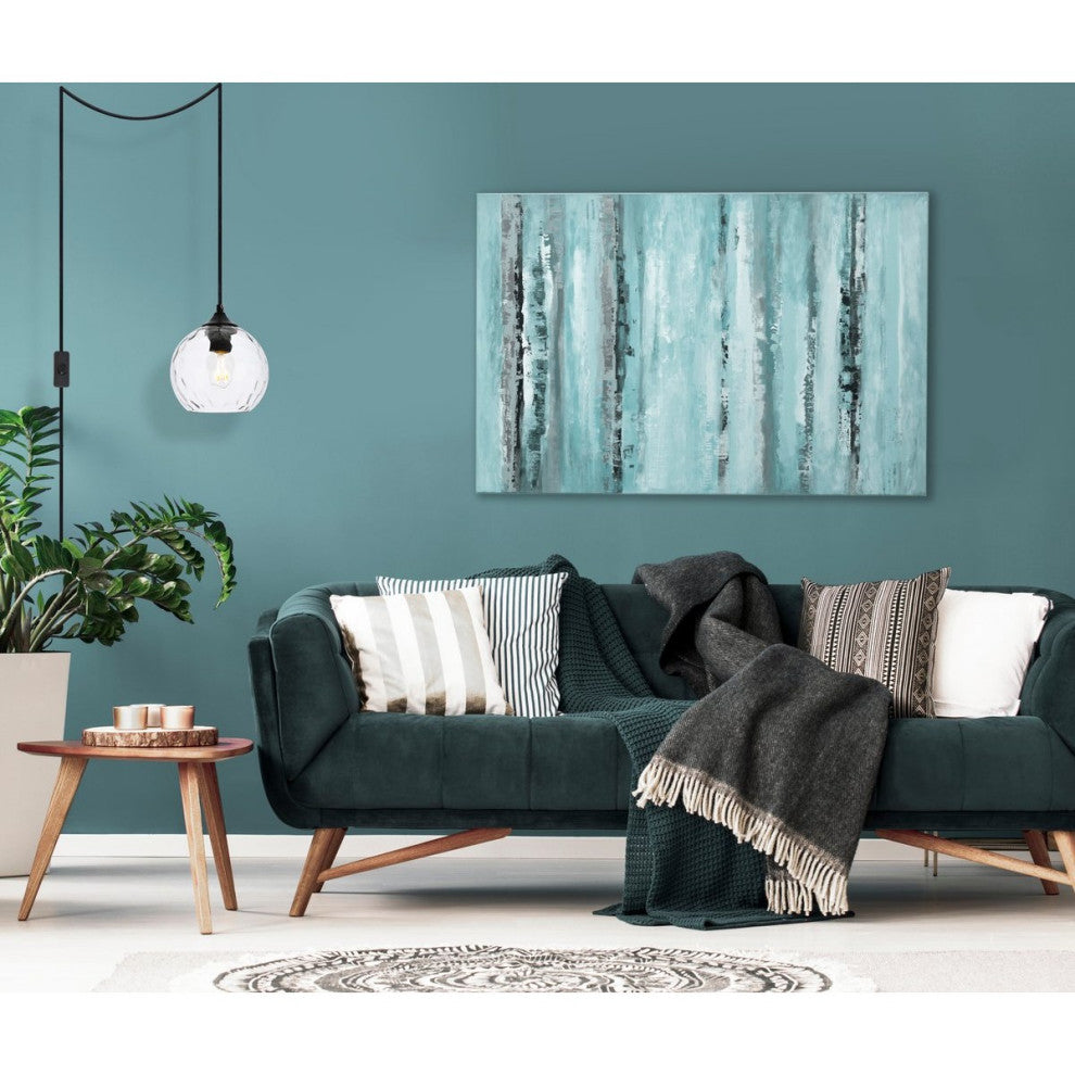 Living District Cashel 1-Light Plug-In Pendant Black