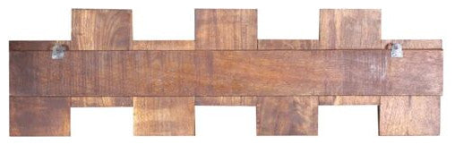 vidaXL Coat Rack Multicolored Solid reclaimed wood Standard Hooks