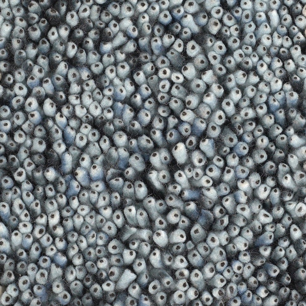 Ambiance Contemporary Area Rug, Blue Gray, 9''x13'' Rectangle