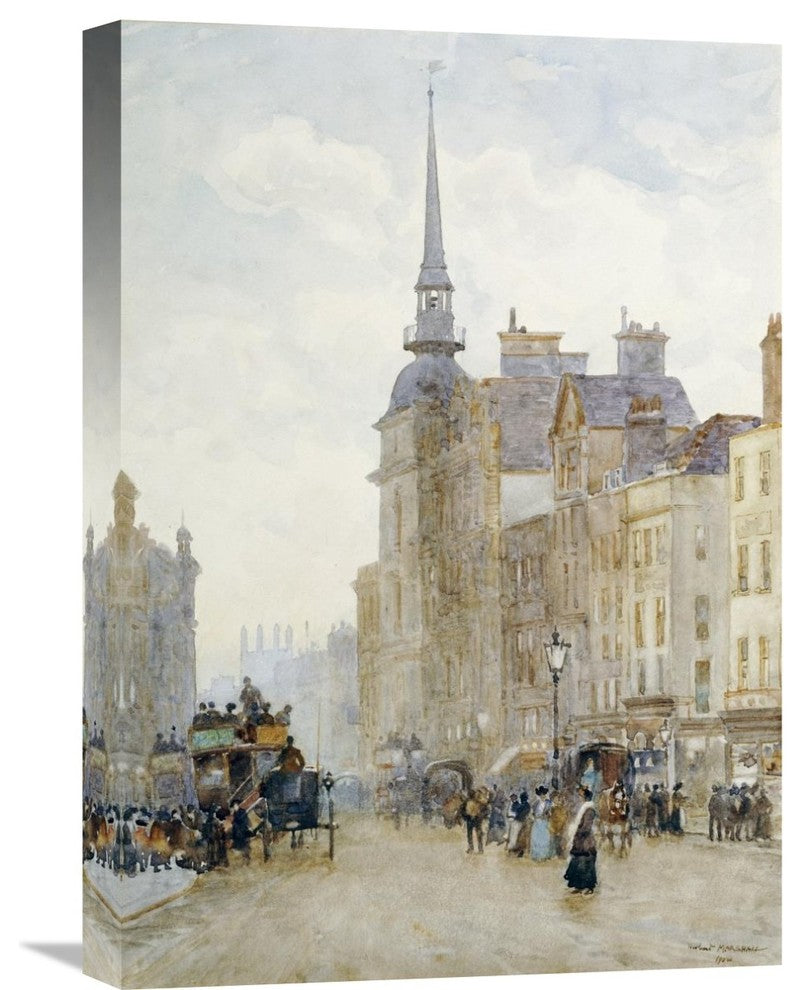 "Looking Down Ludgate Hill" Artwork, 15" x 22"