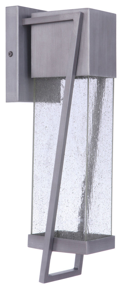 Bryce Outdoor Lantern LED Light  Brushed Titanium