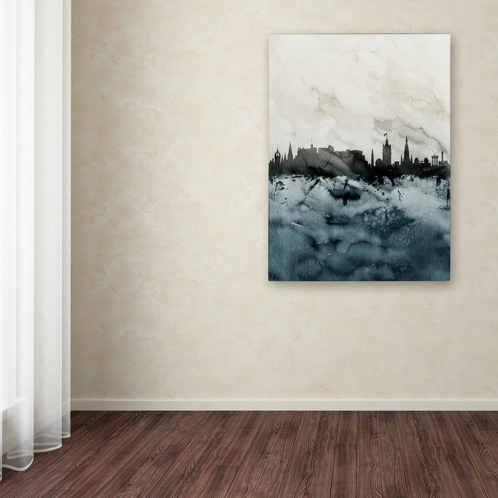 Michael Tompsett ''Edinburgh Skyline Tall'' Canvas Art, 35x47