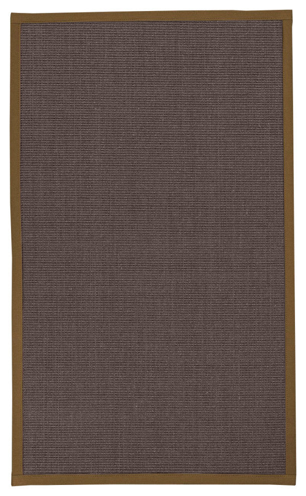 Natural Area Rugs Big Sur Custom Sisal Rug, 8' x 10', Malt Border