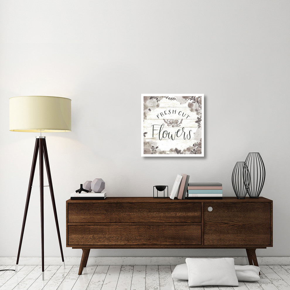 "Beautiful Country VI  Neutral on Shiplap" Paper Print by James Wiens, 26"x26"