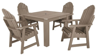 Hamilton 5-Piece Square Dining Set, Woodland Brown