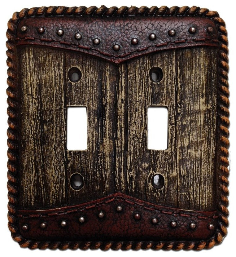 Woodgrain With Double Yoke Switchplate