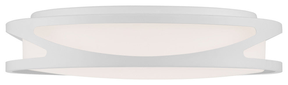 Access Lighting 49992LEDD/ACR Lucia 22"W LED Flush Mount Drum - White