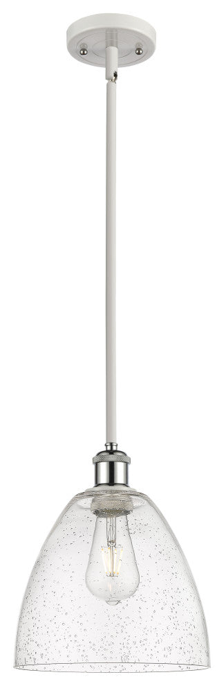 Innovations 516-1S-WPC-GBD-94 1 Light Pendant, White, Polished Chrome