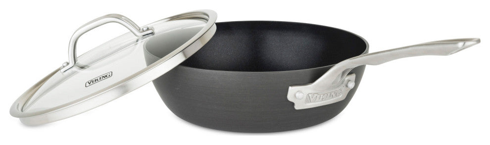 Viking Hard Anodized Nonstick 3 Qt Saucier Pan