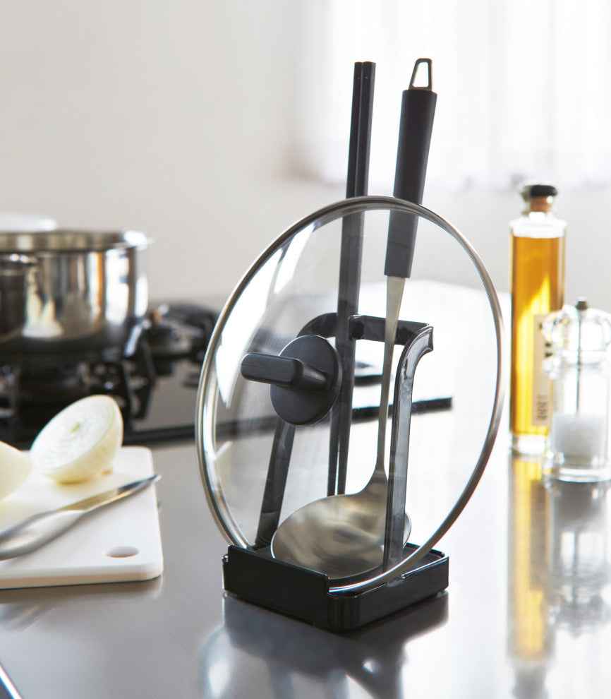 Tower Ladle & Lid Stand, Black
