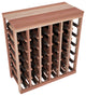 36-Bottle Kitchen Wine Rack,  Redwood, Unstained