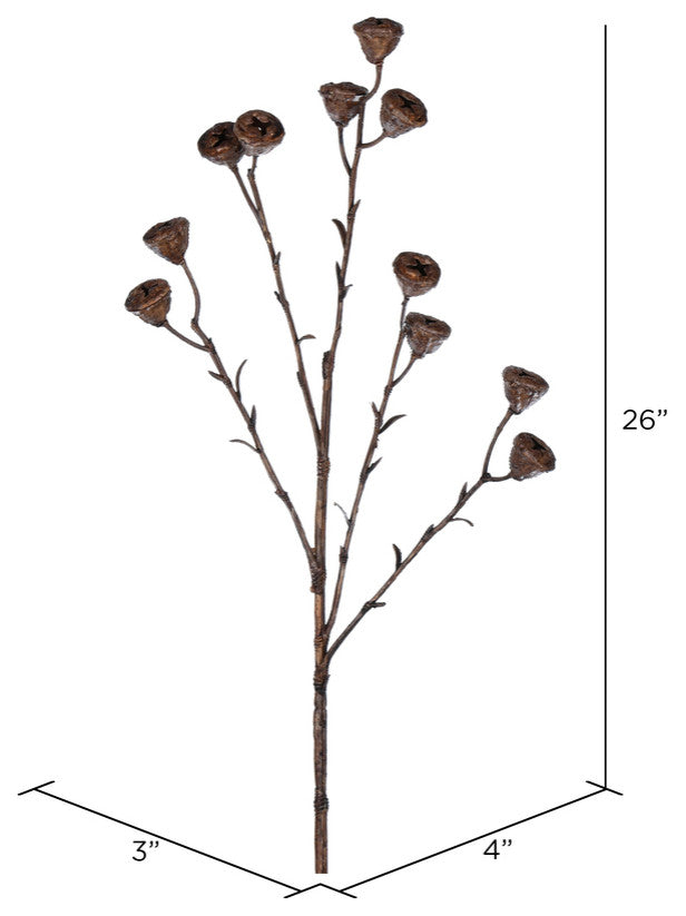 Vickerman 26" Brown Labill Spray 4/Pk