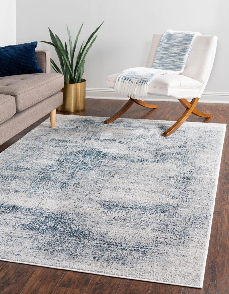 Unique Loom Sarah Finsbury Rug, Blue, 4'x6'