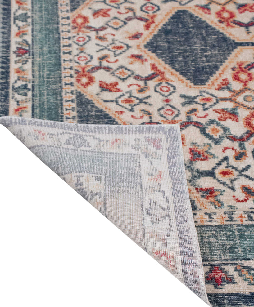 Noori Rug Low-Pile Sylvester Blue/Green Rug