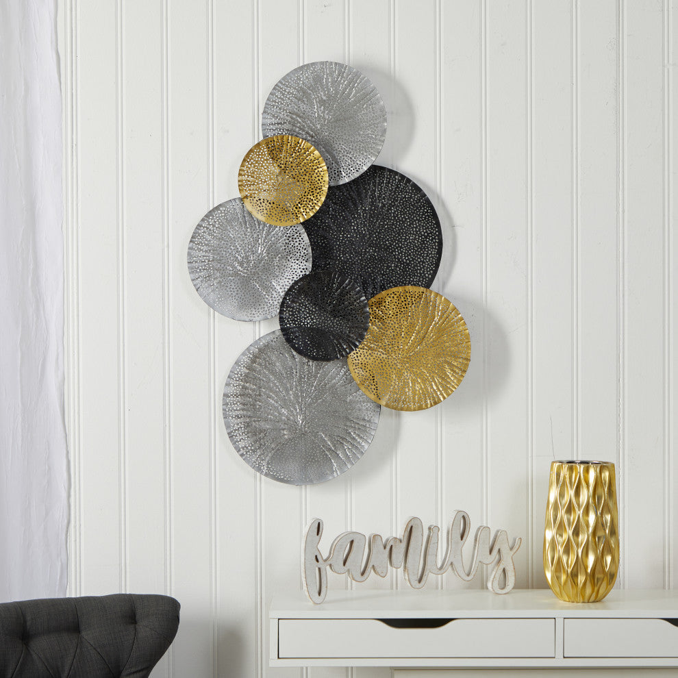 3' x 2' Layered Metal Wall Art Decor