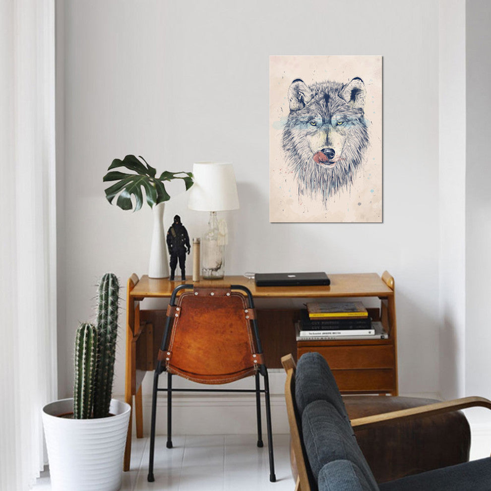 "Dinner Time" by Balazs Solti, Canvas Print, 26"x18"