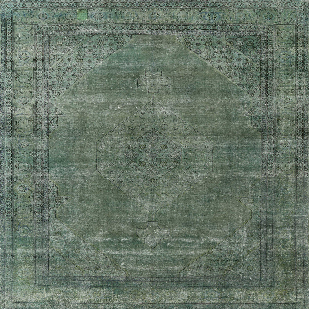 Ahgly Company Indoor Square Mid-Century Modern Area Rugs, 8' Square