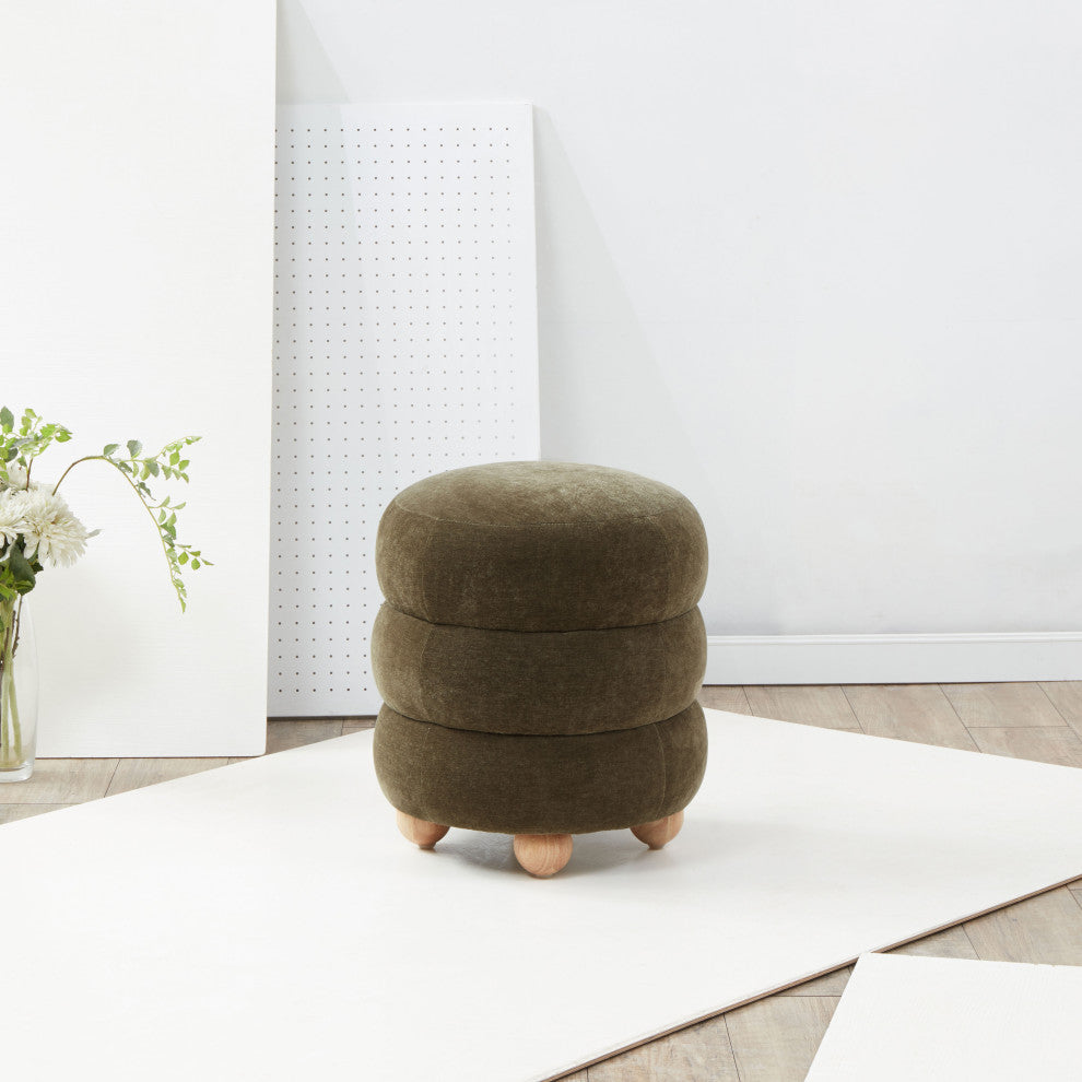 Safavieh Couture Cecelia Round Ottoman