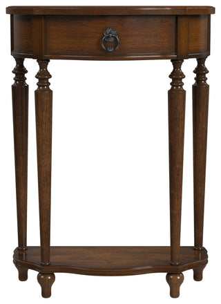 Ashby Painted Console Table, Winter Forest, Antique Cherry