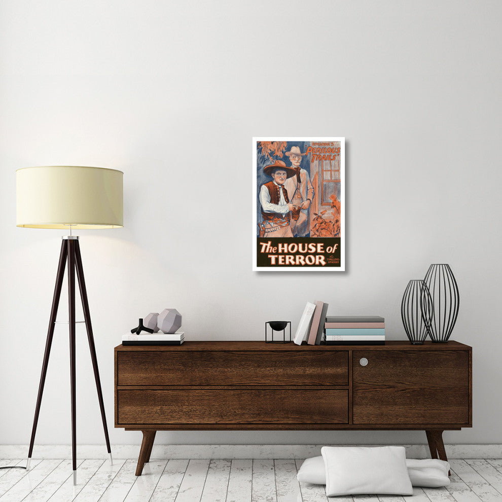 "Vintage Westerns: Perilous Trails - House of Terror" Print, 22"x32"