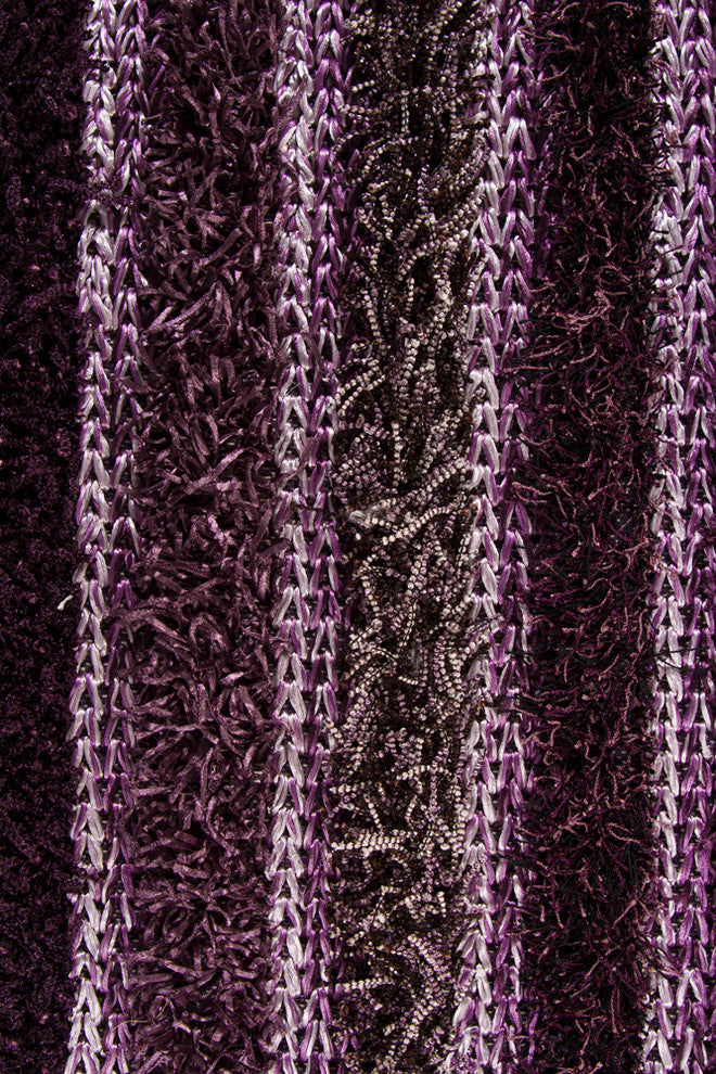 Lavasa Contemporary Area Rug, Purple, 5'x7'6"