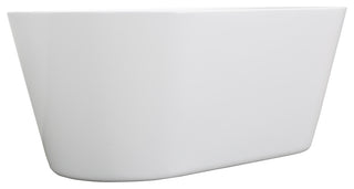 Acrylic Freestanding Soaking Bathtub in White, 67"29