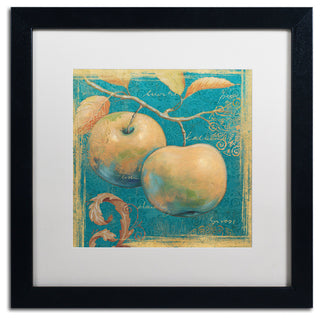 'Lovely Fruits II' Matted Framed Canvas Art by Daphne Brissonnet