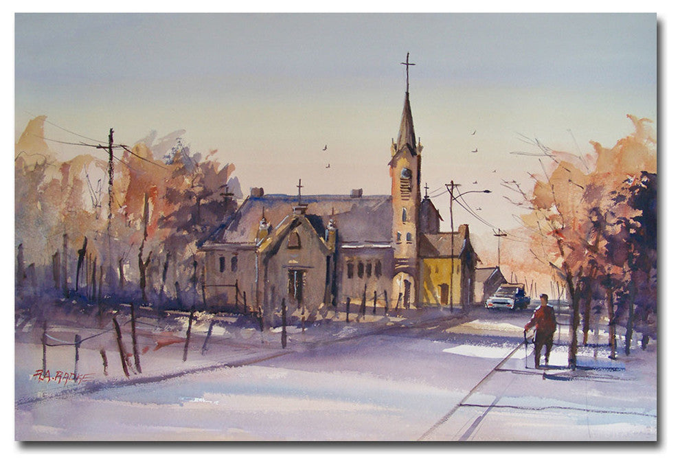 'Autumn Stroll in Kaukauna' Canvas Art by Ryan Radke