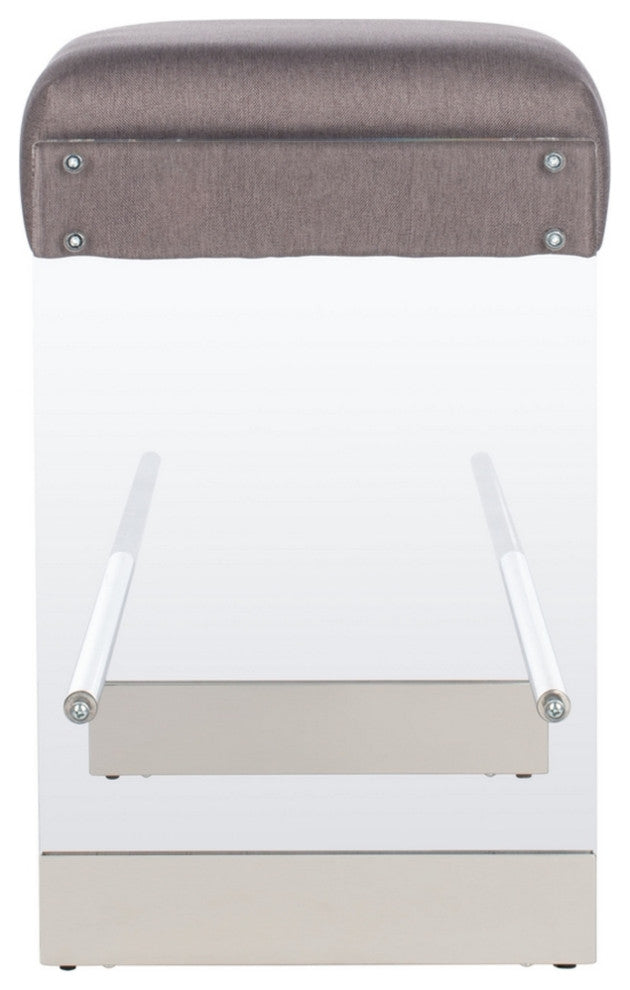 Safavieh Couture Piper Acrylic Counter Stool Grey