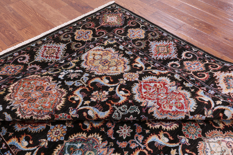 Handmade Persian Tabriz Wool Rug 7' 0" X 9' 9" Q10114