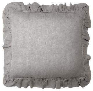 Basina Linen Gray Chambray, Euro, Sham