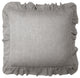 Basina Linen Gray Chambray, Euro, Sham