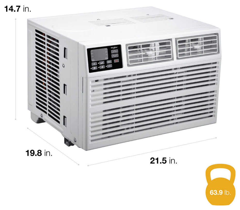 10,000 BTU 115V Window-Mounted Air Conditioner With Remote Control